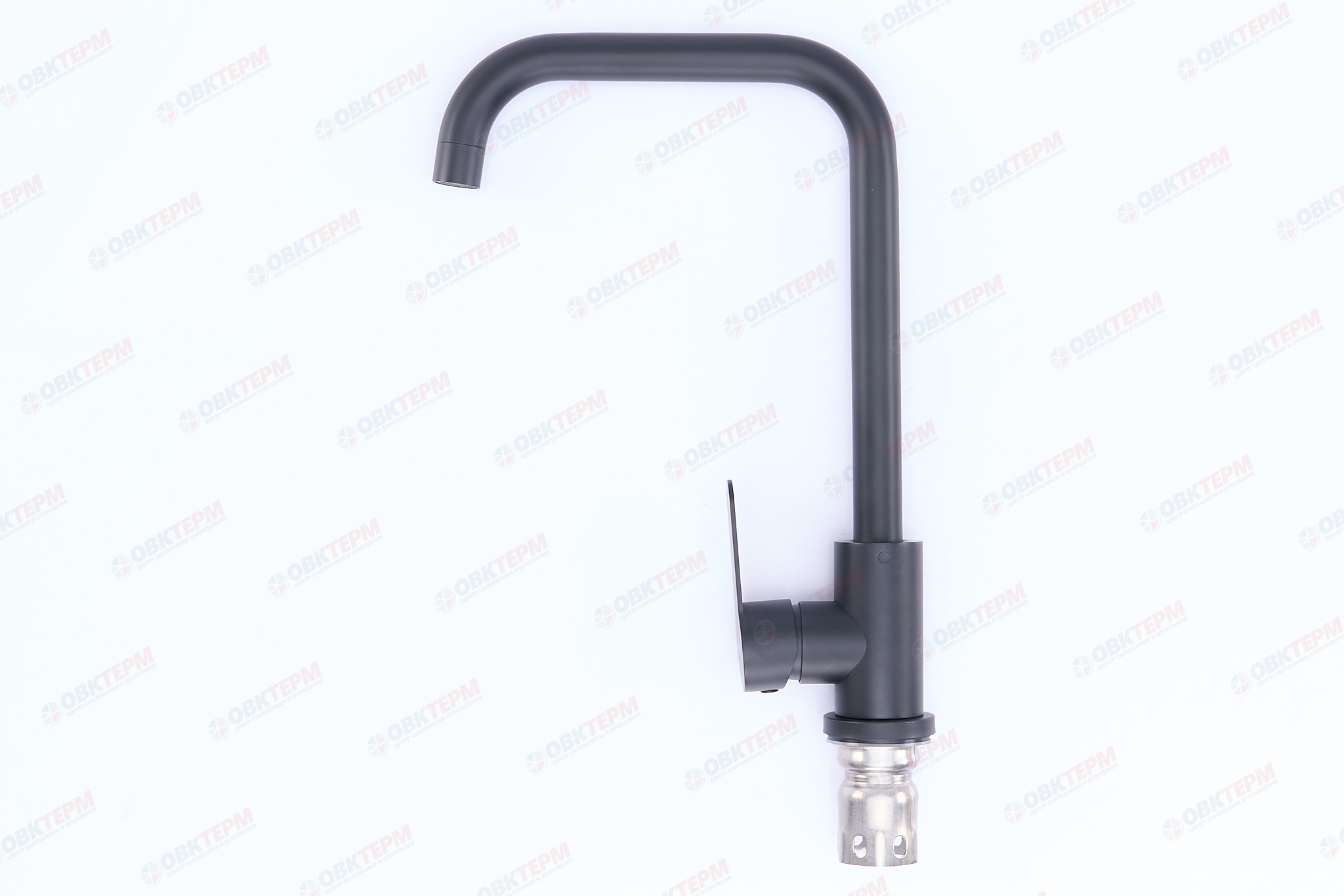 Смеситель д/кухни нерж/сталь ZERIX DAX-011-G BLACK  (10 шт/ящ) - миниатюра №2