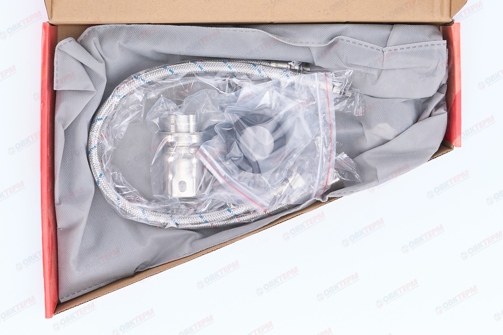 Смеситель д/кухни нерж/сталь ZERIX DAX-011-G BLACK  (10 шт/ящ) - миниатюра №5