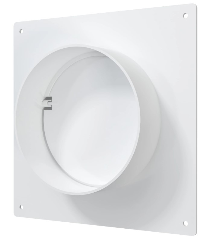 Площадка торцевая SKNPO Ш165*В165, фланец d125 мм с обратным клапаном Эра - Изображение №1