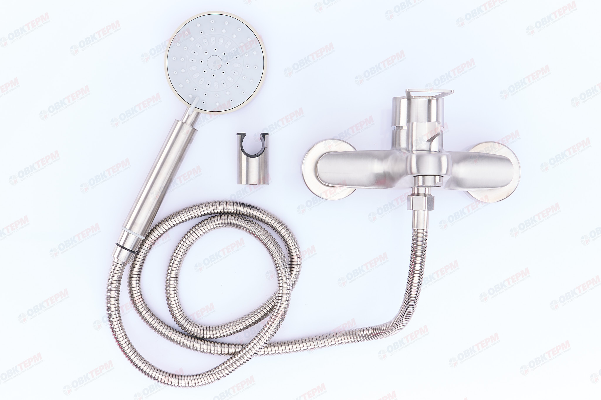 Смеситель д/ванны корот. нерж/сталь ZERIX - HSB-009 (EURO)  8 шт/ящ - изображение №1