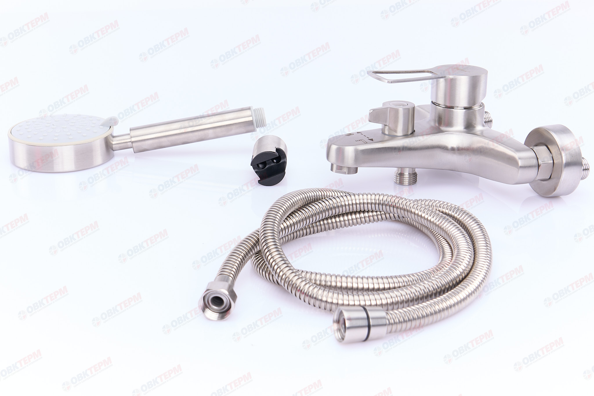 Смеситель д/ванны корот. нерж/сталь ZERIX - HSB-009 (EURO)  8 шт/ящ - миниатюра №2