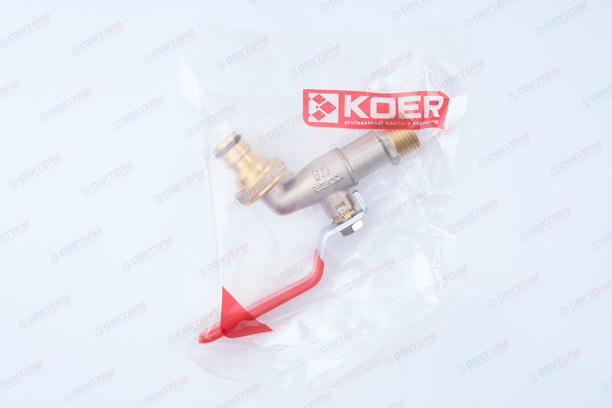 Кран  поливочный с коннектором 1/2  KOER KR.257 (96 шт) - миниатюра №7