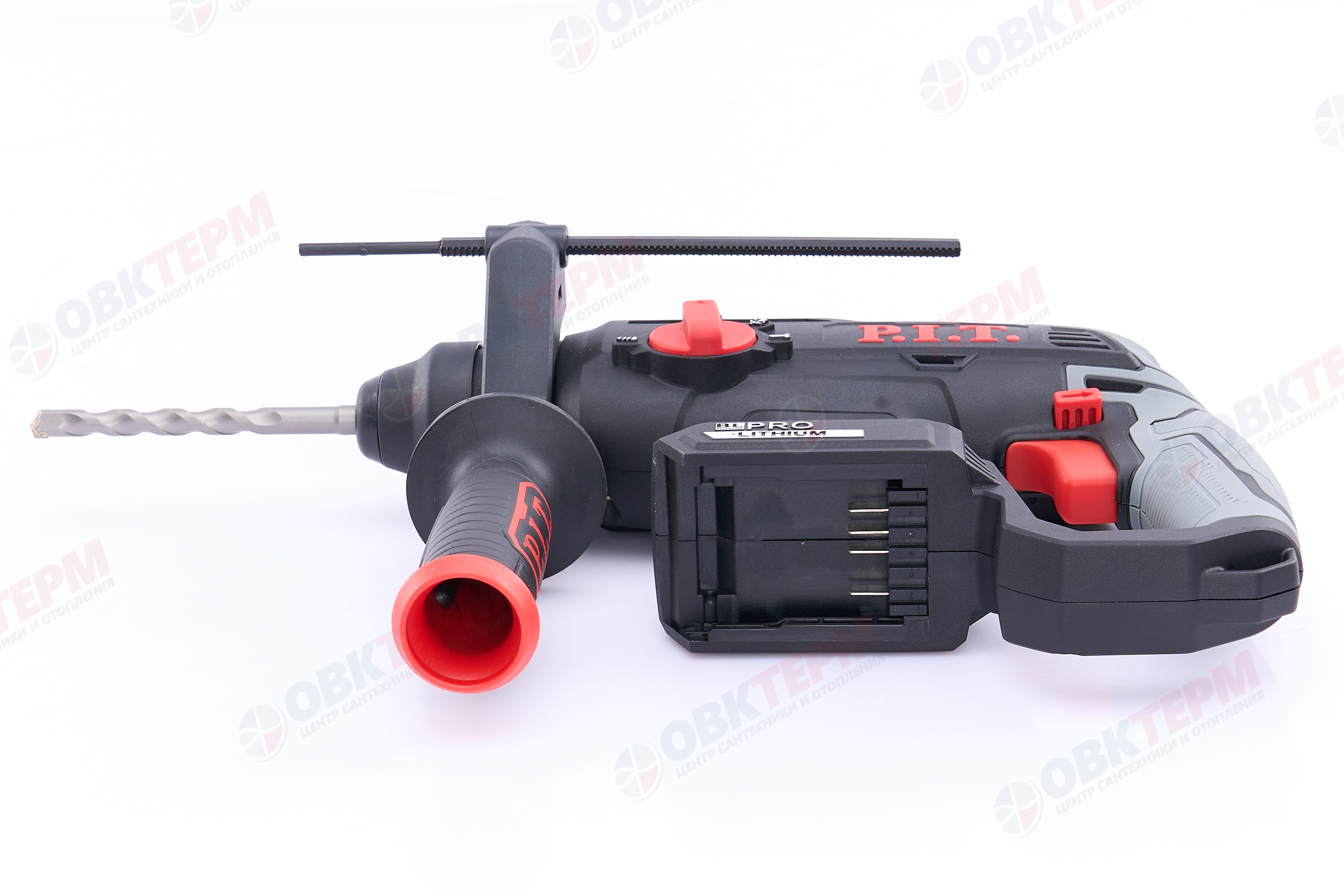 Перфоратор аккум. Б/Щ PBH20H-22B P.I.T SOLO (20В, 1,8Дж,3-х реж,бур 22мм, sds-plus, БЕЗ АКБ и ЗУ) - миниатюра №11