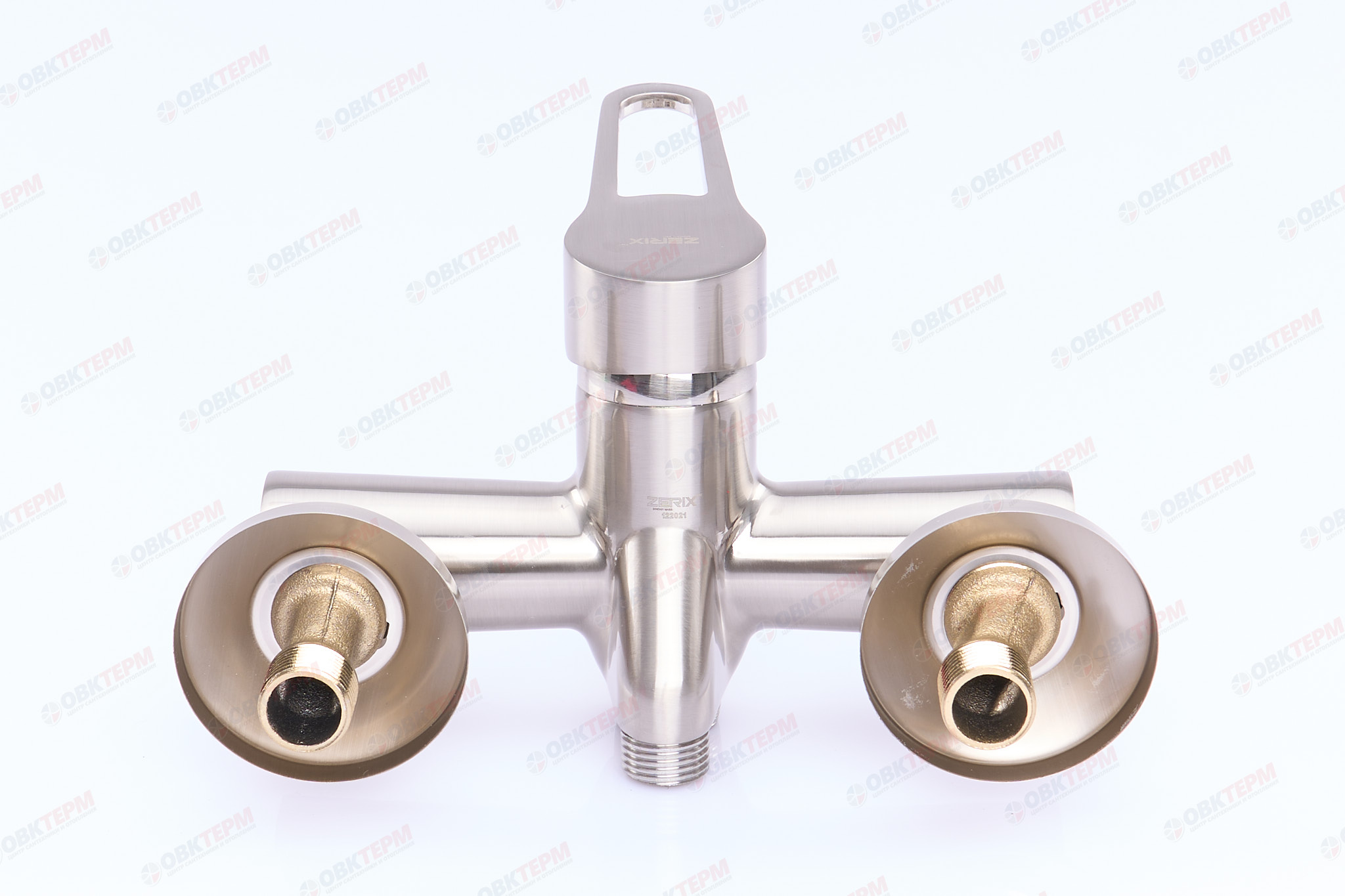 Смеситель д/ванны корот. нерж/сталь ZERIX - PUD3-045 (EURO)  (катридж 40мм) 10 шт/ящ - миниатюра №3