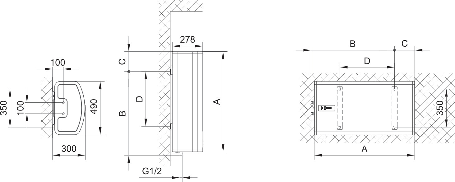 Бойлер   Gorenje  FTG   80  SM B6 (2 кВт, ш49, в135, г29.7) - миниатюра №6