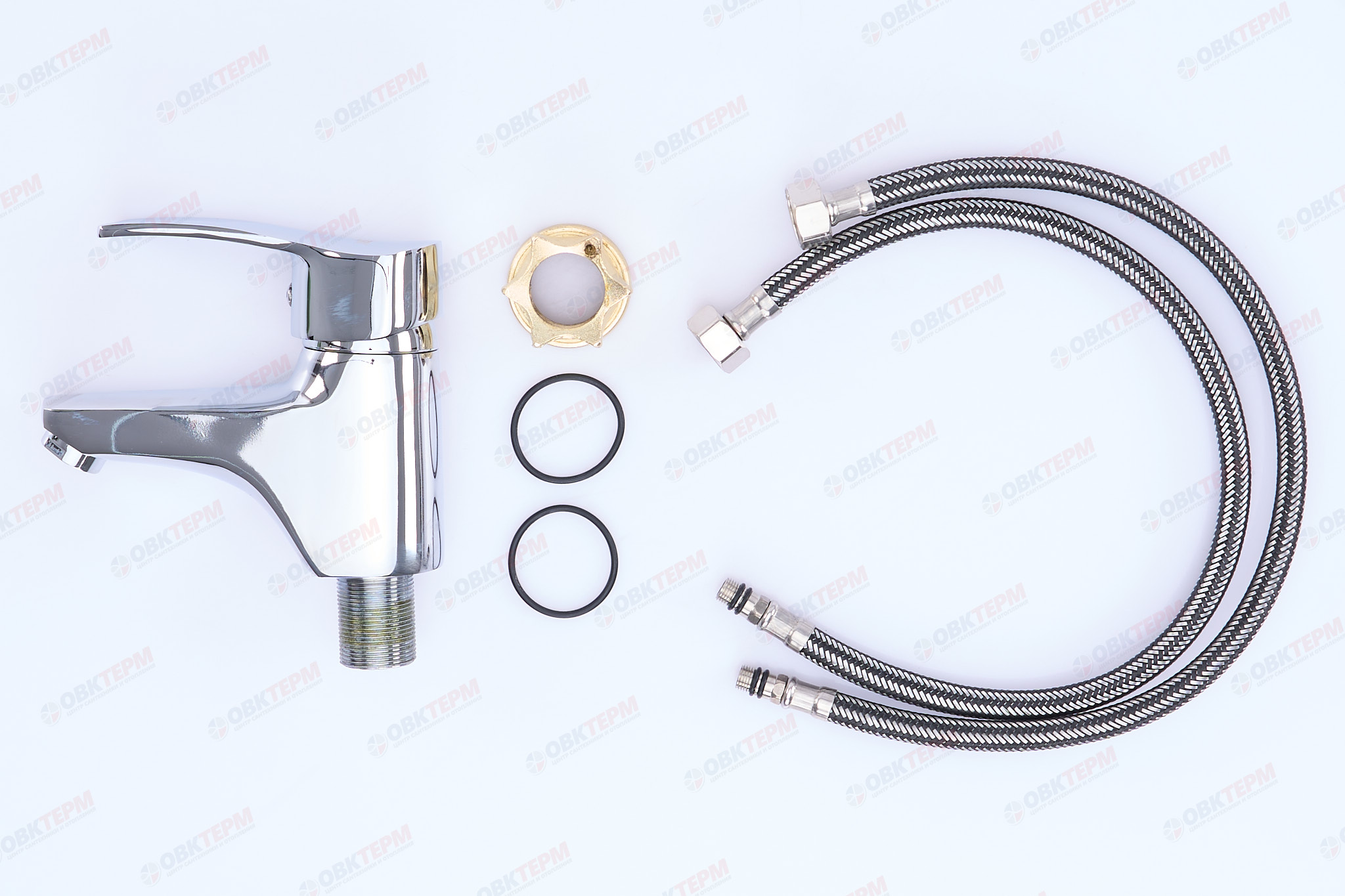 Смеситель д/умывальника ZERIX BIT-A 279 Ø40 ГАЙКА (10 шт/ящ) - Изображение №3