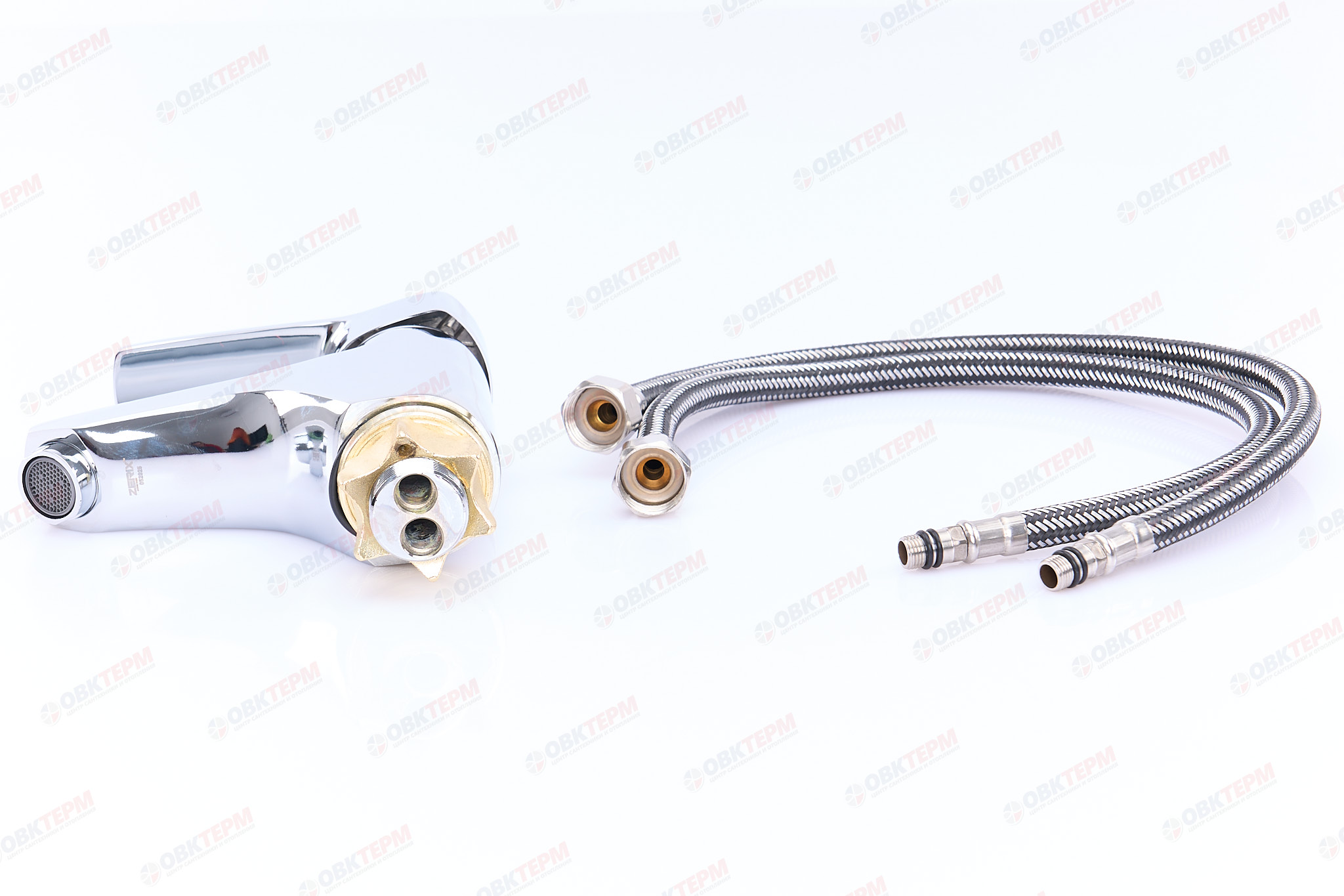 Смеситель д/умывальника ZERIX BIT-A 279 Ø40 ГАЙКА (10 шт/ящ) - Изображение №4