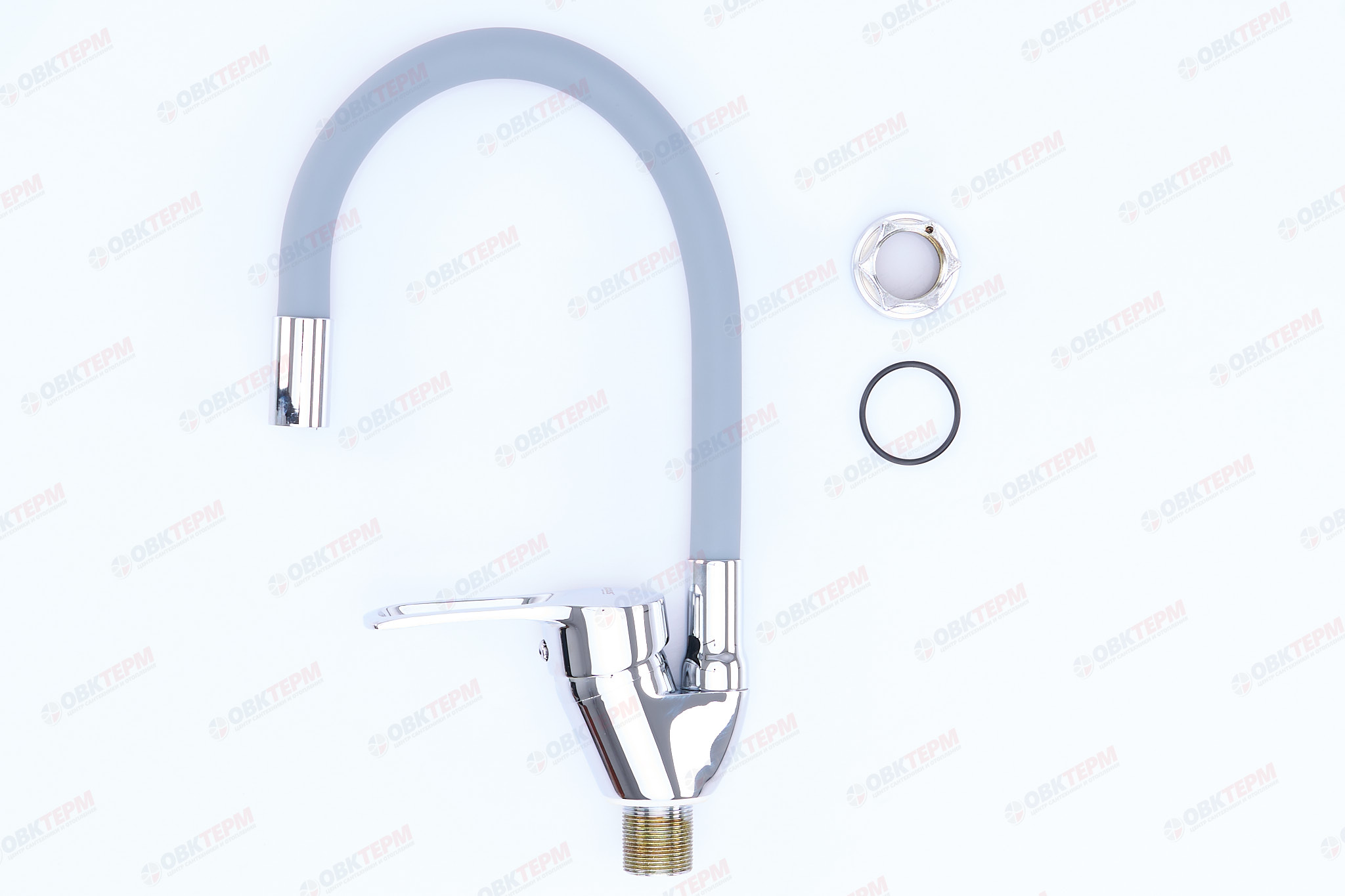 Смеситель д/кухни REFLECTOR MIXXUS FANY 011 (NUT) GREY Ø35 ГАЙКА без подводки (12 шт/ящ) - Изображение №3