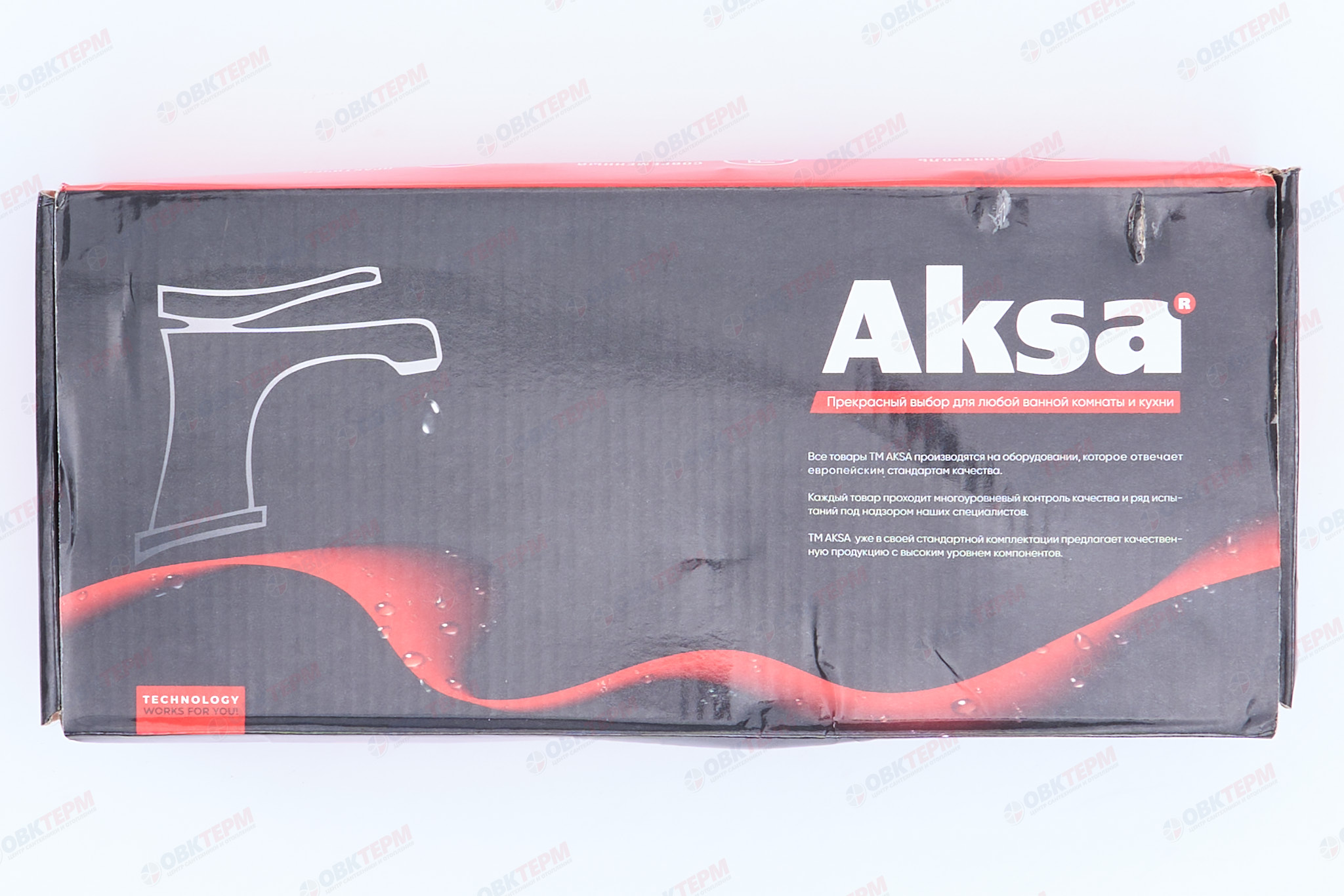 Смеситель д/умывальника буксовый AKSA SAT-01-04 ГАЙКА (10 шт/ящ) - миниатюра №6