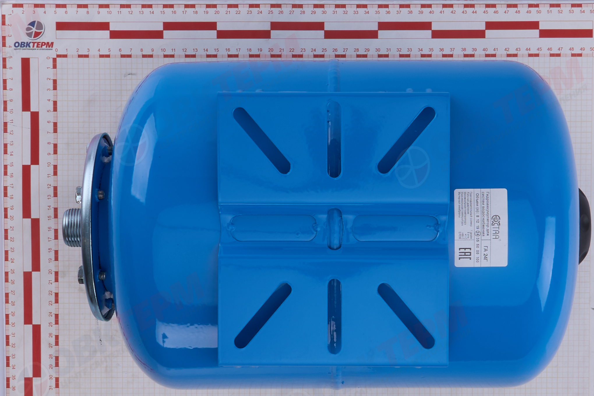 Гидроаккумулятор    ГА 24Г/1   Аквапром  (горизонтальный) - миниатюра №7