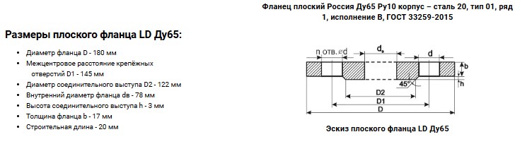 Фланец   65/10 - Изображение №2