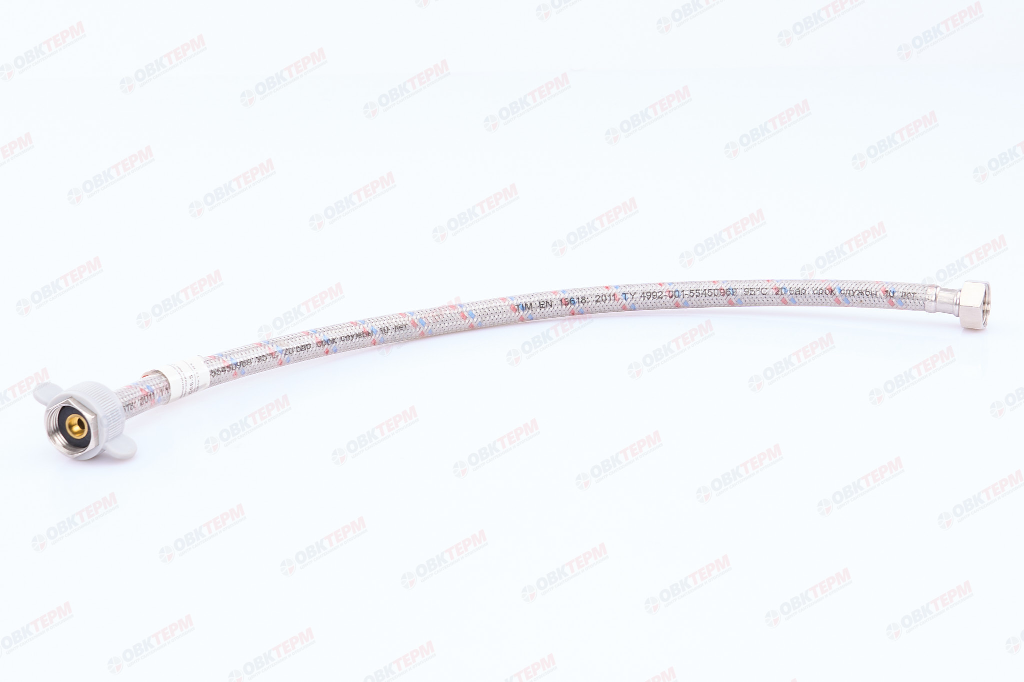 Шланг  1/2"х1/2" ВВ, в силикон.обмотке   0,5 м  TIM   (10шт/200ящ) - Изображение №2