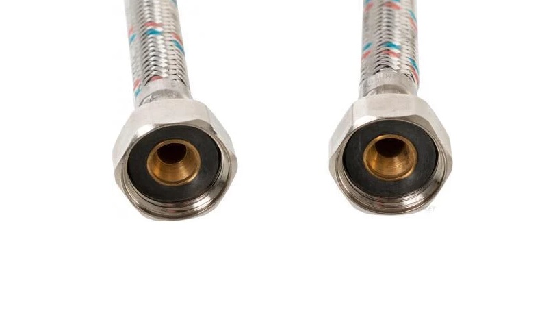 Шланг  1/2"х1/2" ВВ, в силикон.обмотке   0,8 м  TiM   (10шт/120ящ) - Изображение №2