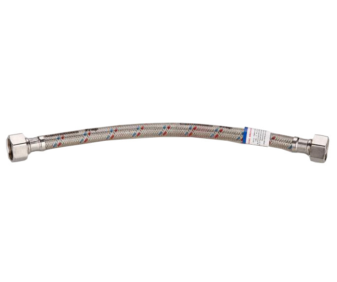 Шланг  1/2"х1/2" ВВ, в силикон.обмотке   0,8 м  TiM   (10шт/120ящ) - Изображение №1