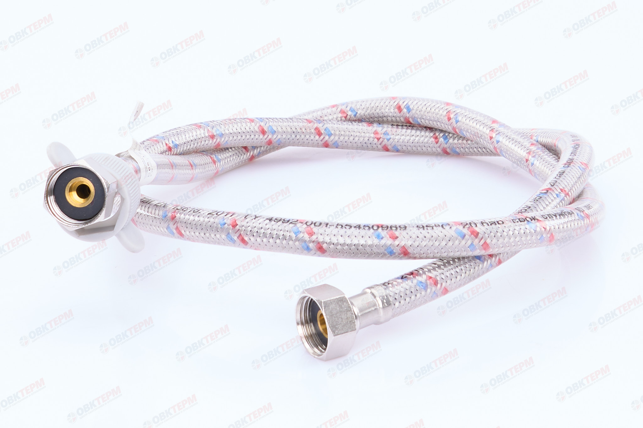 Шланг  1/2"х1/2" ВВ, в силикон.обмотке   1,2 м   TIM   (10шт/80ящ) - Изображение №2