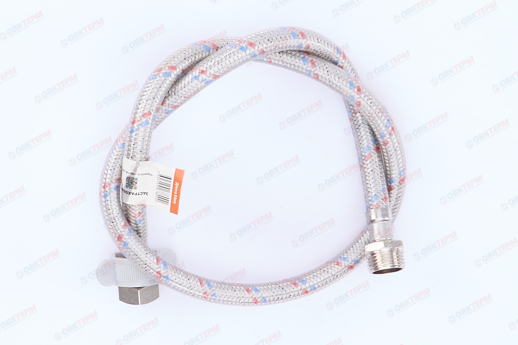 Шланг  1/2"х1/2" ВН, в силикон.обмотке   0,8 м  TIM   (10шт/120ящ) - миниатюра №4