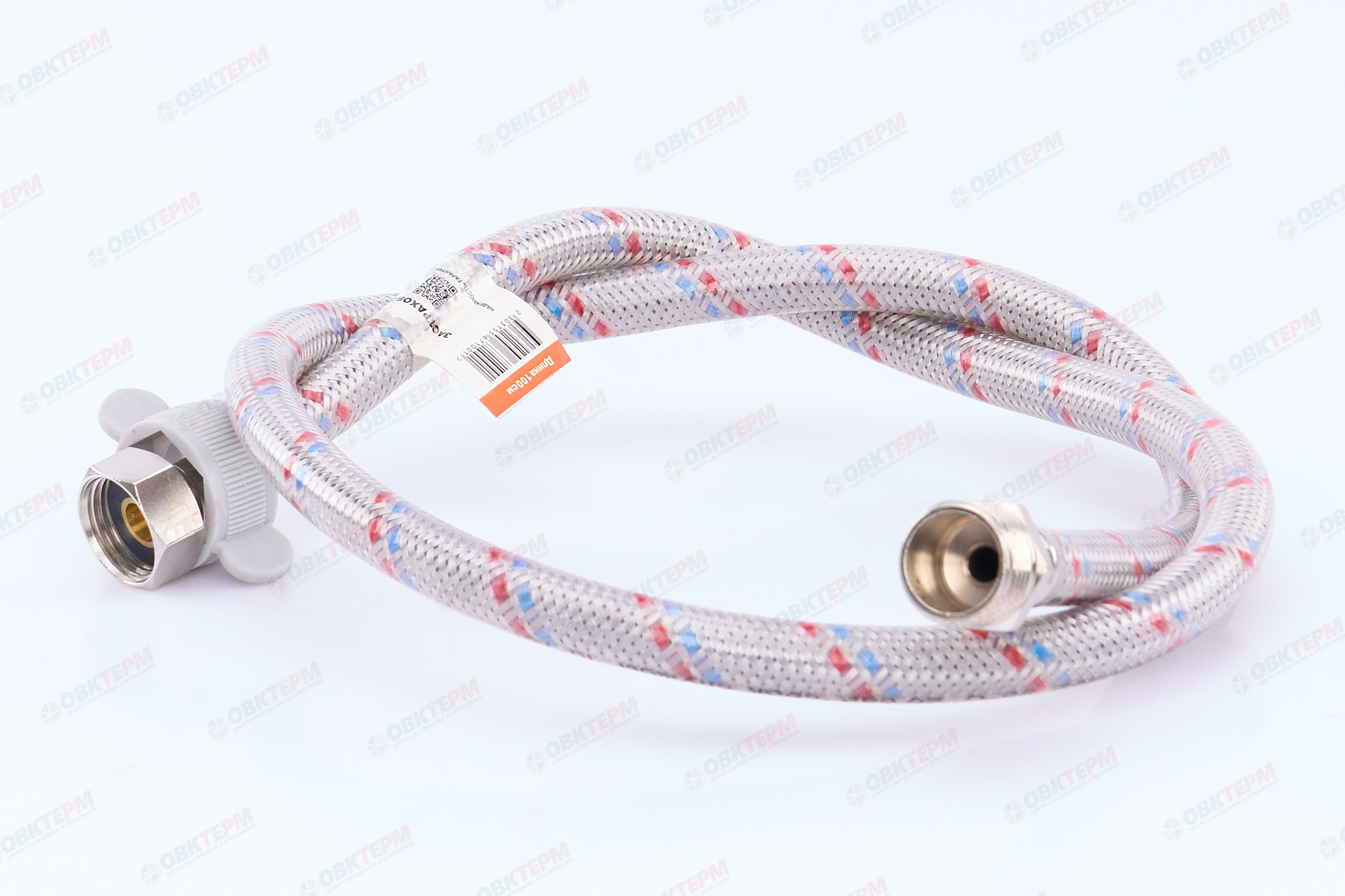 Шланг  1/2"х1/2" ВН, в силикон.обмотке   1,0 м   TIM   (1шт/100ящ) - миниатюра №2