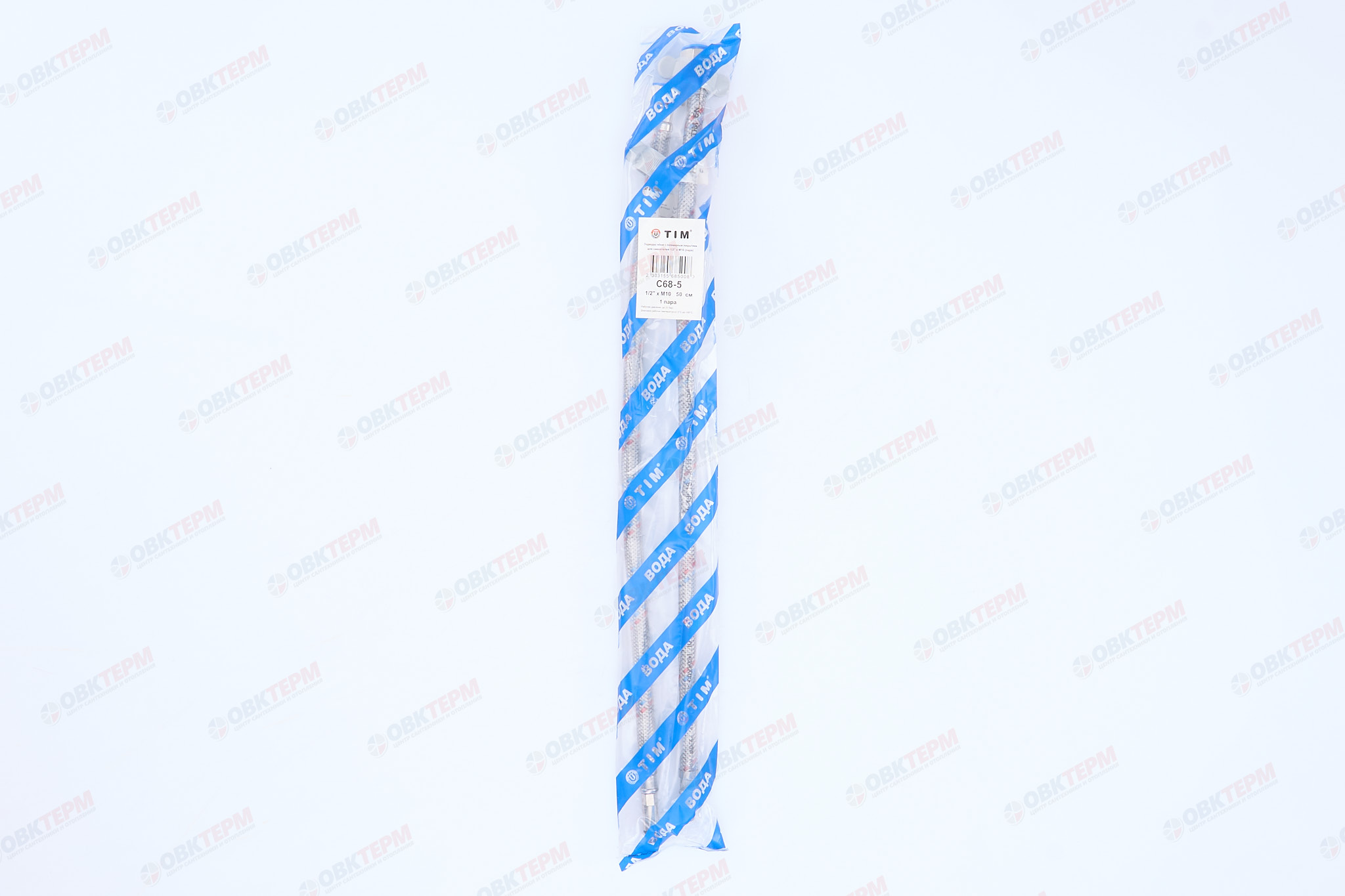 Шланг 1/2" игла,  в силикон. обмотке (пара)  0,5 м    TIM   (5шт/90ящ) - Изображение №3