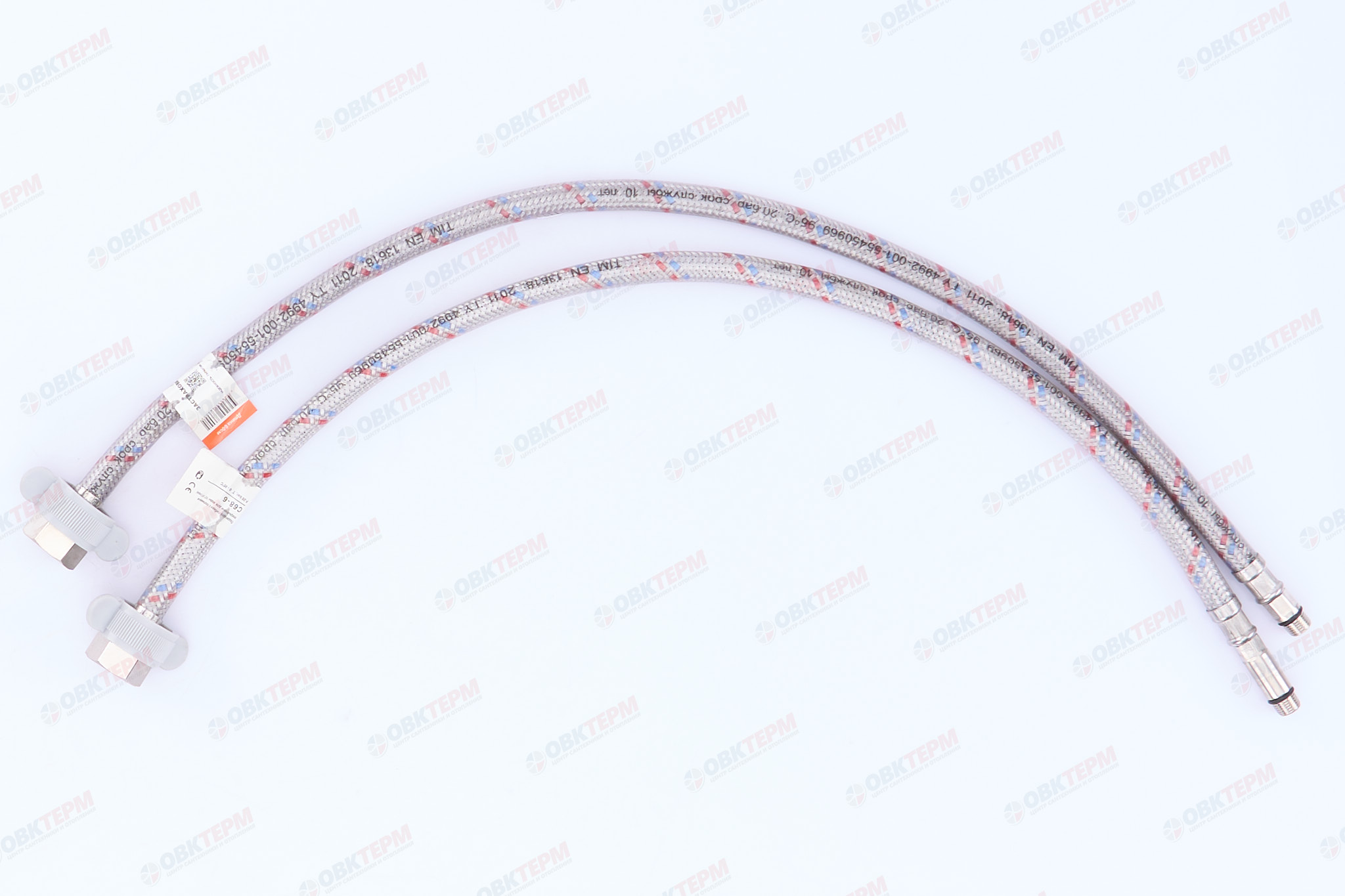 Шланг 1/2" игла,  в силикон. обмотке (пара)  0,6 м    TIM   (5шт/70ящ) - Изображение №2