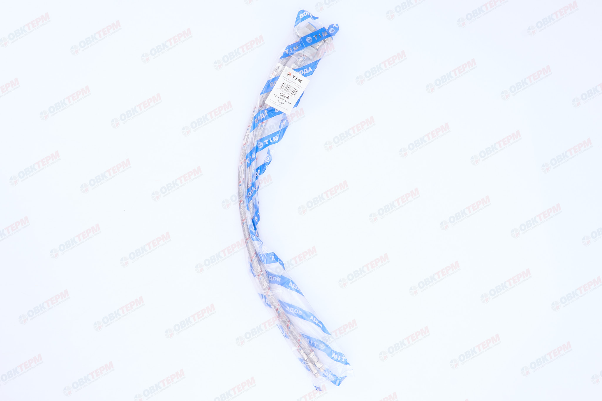 Шланг 1/2" игла,  в силикон. обмотке (пара)  0,6 м    TIM   (5шт/70ящ) - Изображение №3