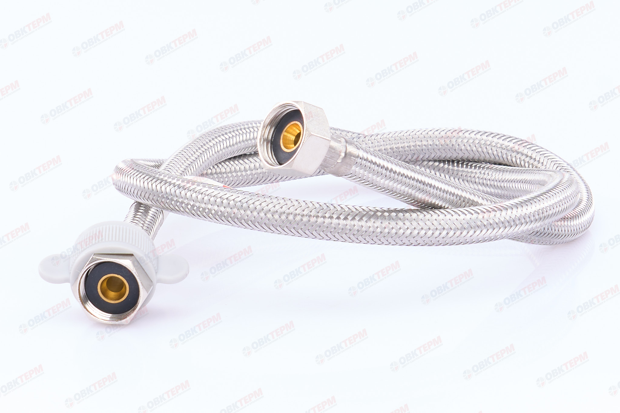 Шланг  1/2" * 1/2" ВВ,     1,0 м  TIM PEX   (10шт/100ящ) - Изображение №2