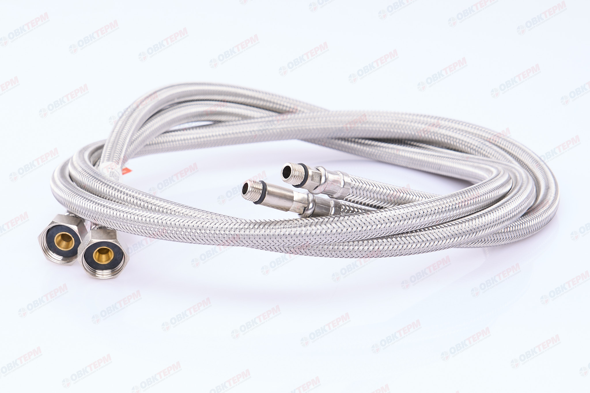 Шланг  1/2" игла ,      2,0 м     длинный + короткий TIM PEX   (1шт/30ящ) - миниатюра №2