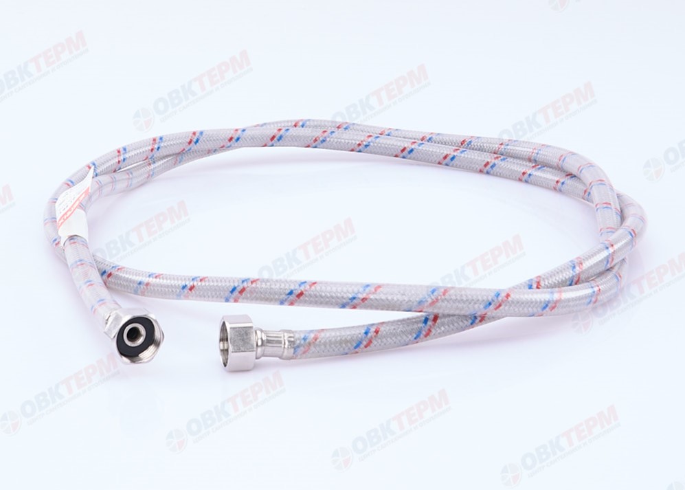 Шланг    1/2"х1/2" ВВ, в силикон.обмотке  200 см  "ELKA" / ZERIX  (50шт/ящ) - Изображение №2