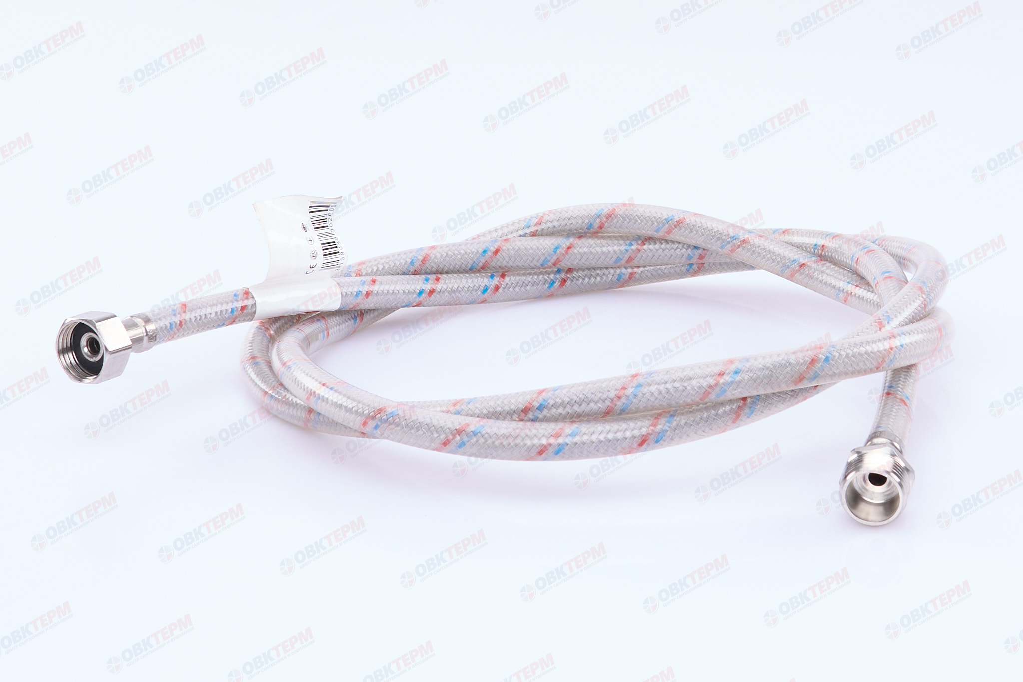 Шланг    1/2"х1/2" ВН, в силикон.обмотке  200 см  "ELKA" / ZERIX (60 шт/уп.) - Изображение №2