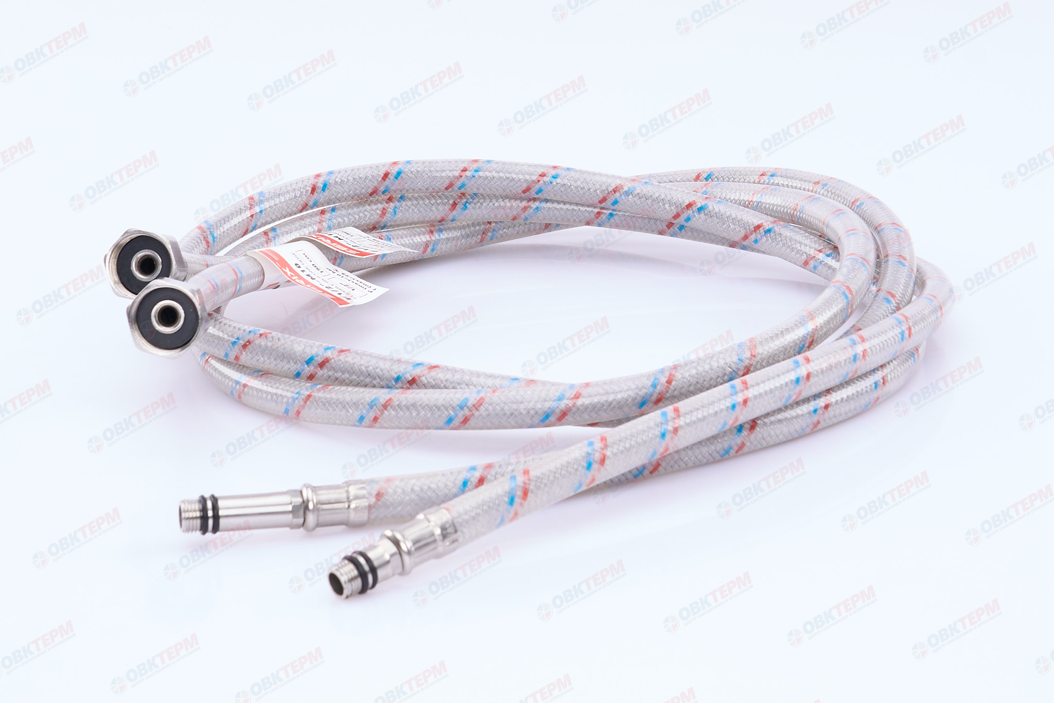 Шланг   1/2" игла,   в силикон. обмотке (пара) 150 см М10  "ELKA" / ZERIX - Изображение №2