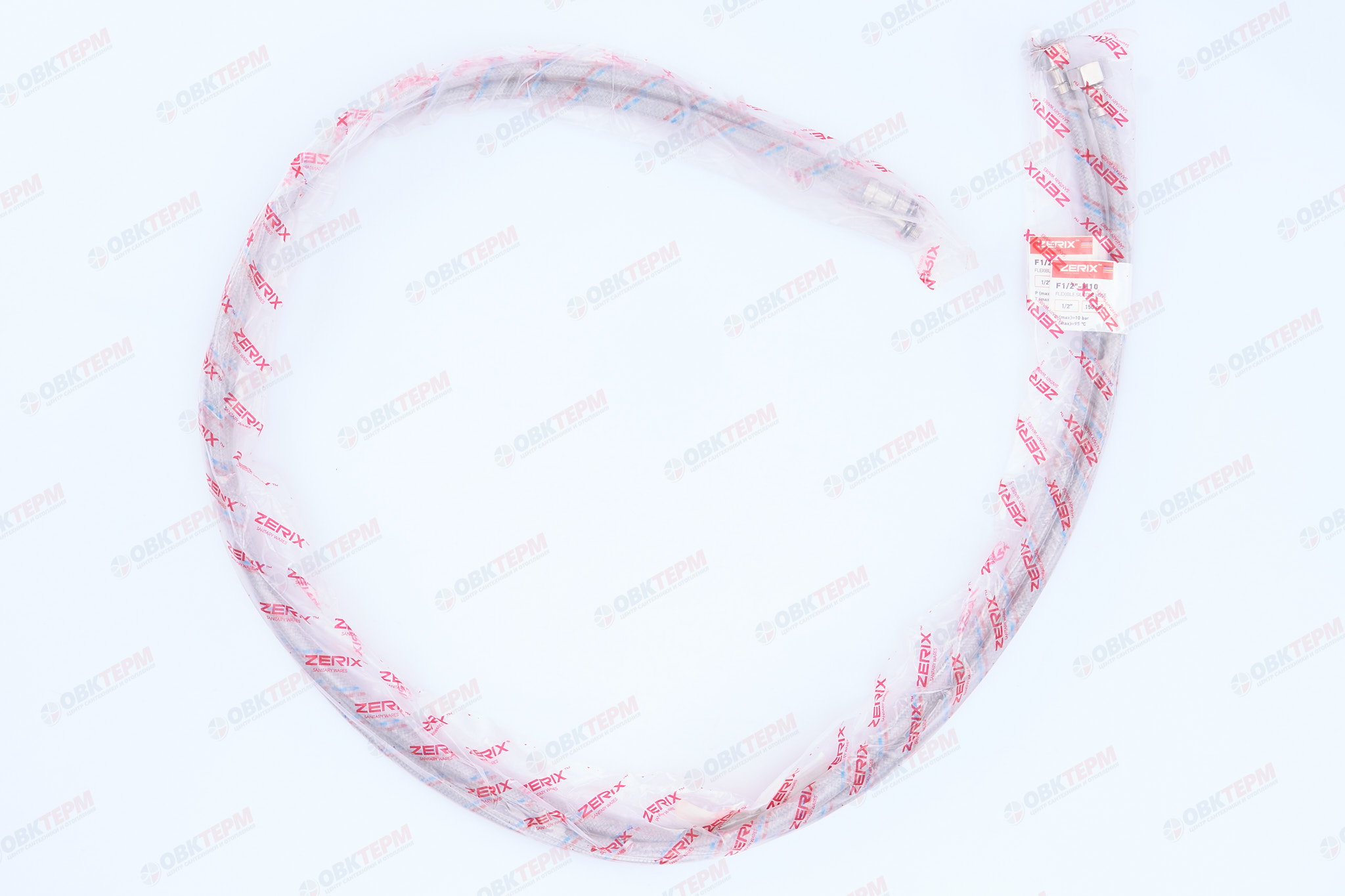 Шланг   1/2" игла,   в силикон. обмотке (пара) 150 см М10  "ELKA" / ZERIX - Изображение №4