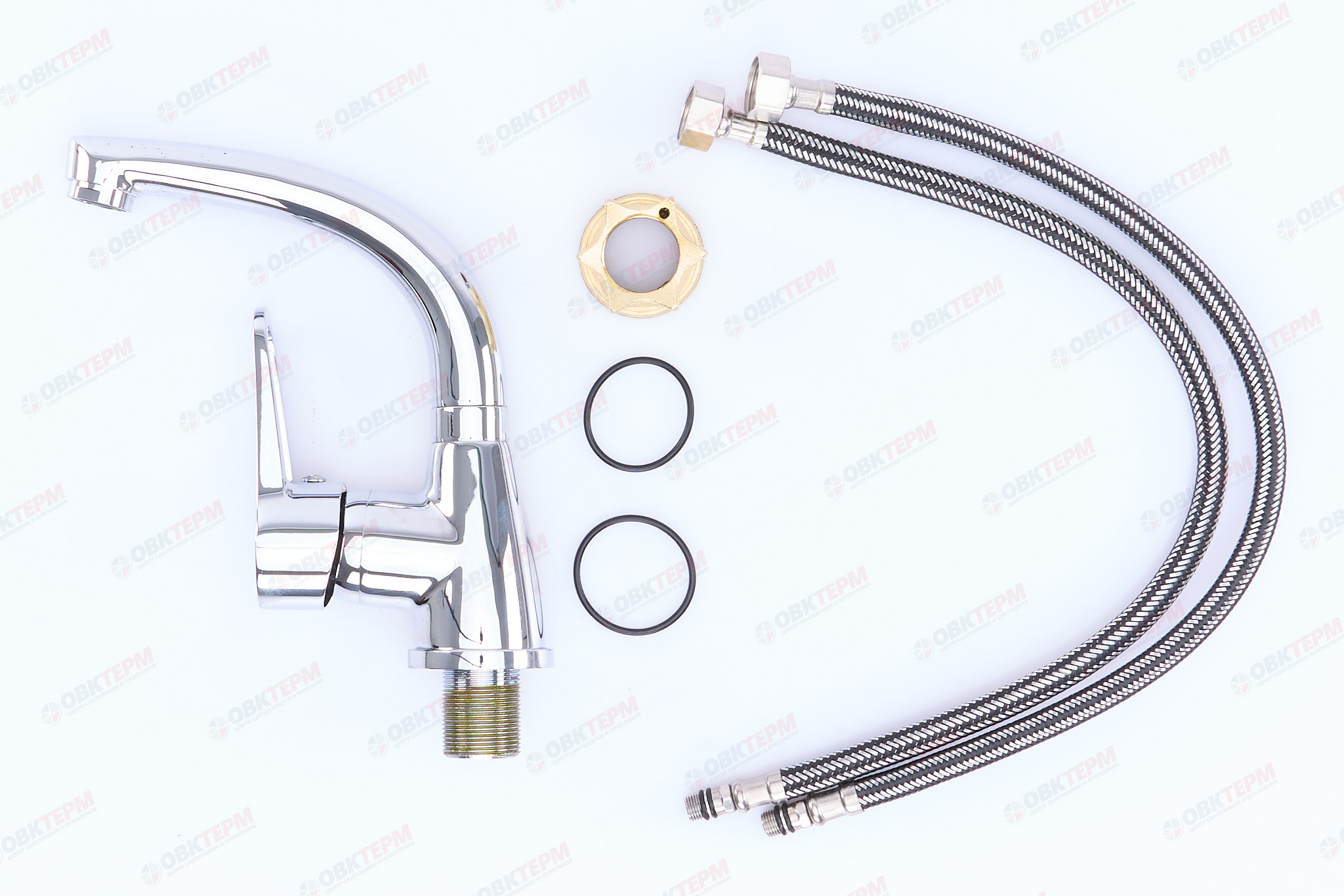 Смеситель д/умывальника AKSA NTF-01-05 (10 шт/ящ) - Изображение №3