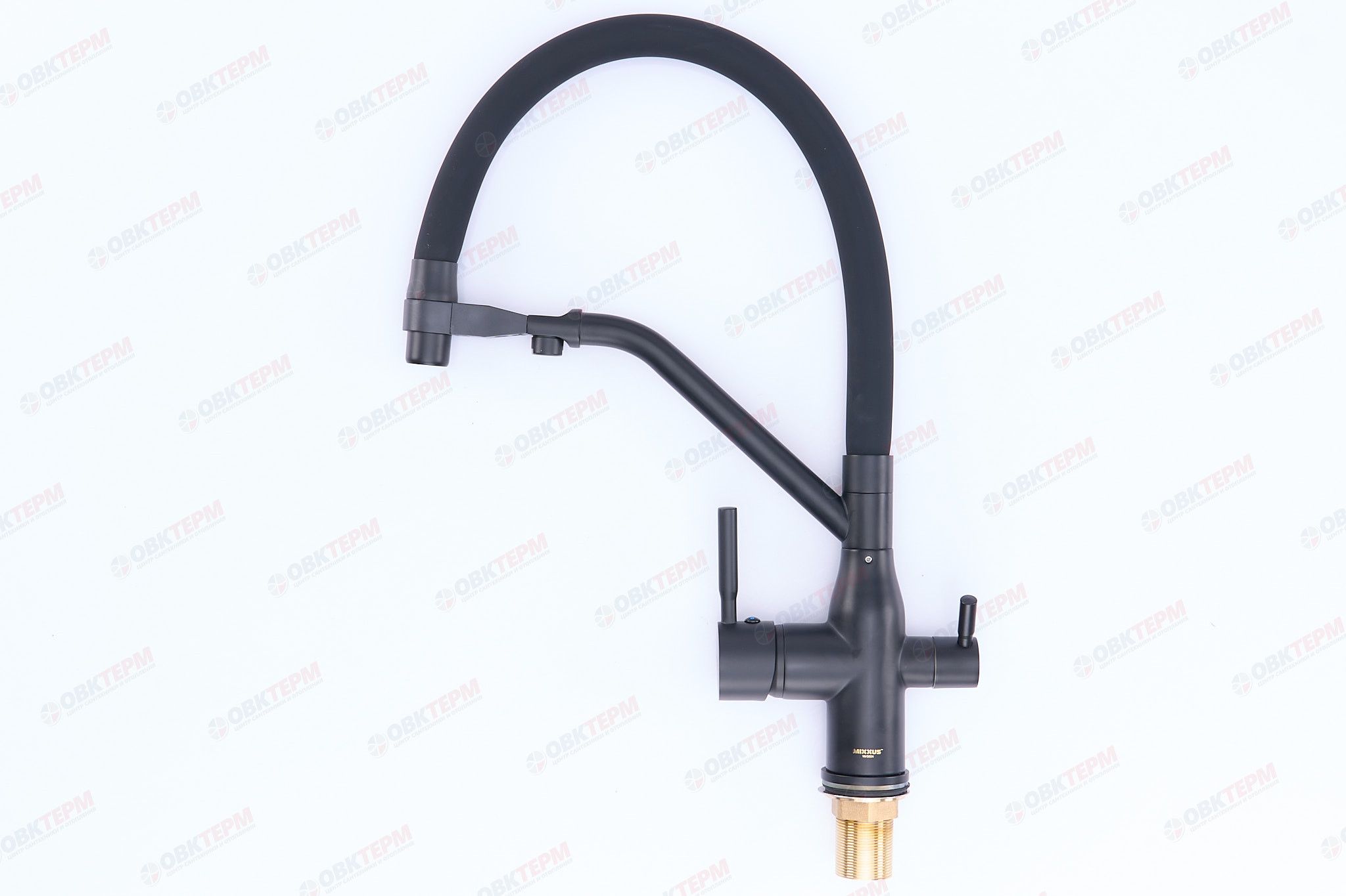 Смеситель д/кухни под ФИЛЬТР MIXXUS PREMIUM GRAVITY 021 GRAPHITE REFL.BLACK Ø35 (8 шт/ящ) - Изображение №2