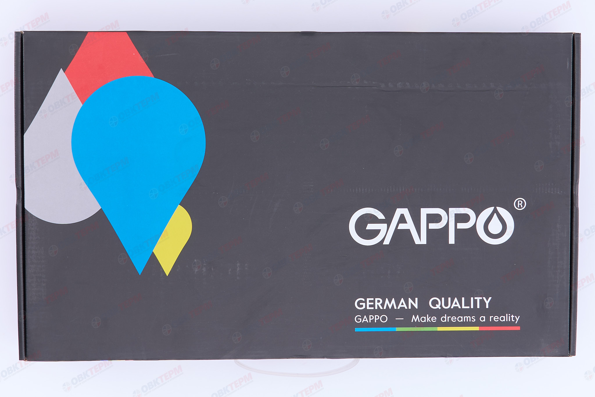 Смеситель д/кухни под ФИЛЬТР GAPPO G4317-6 латунь /черный  (Ø35, на шпильке) - миниатюра №7