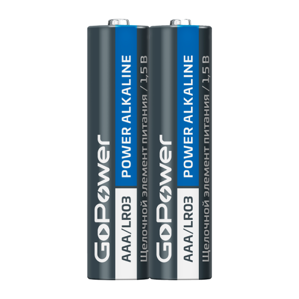 Батарейка GoPower LR03 AAA BL4 Alkaline 1.5V 4шт/уп - Изображение №2