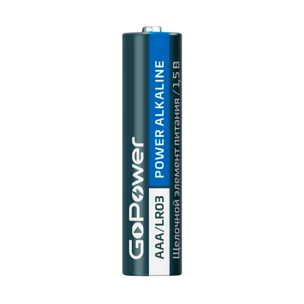 Батарейка GoPower LR03 AAA BL4 Alkaline 1.5V 4шт/уп - Изображение №3