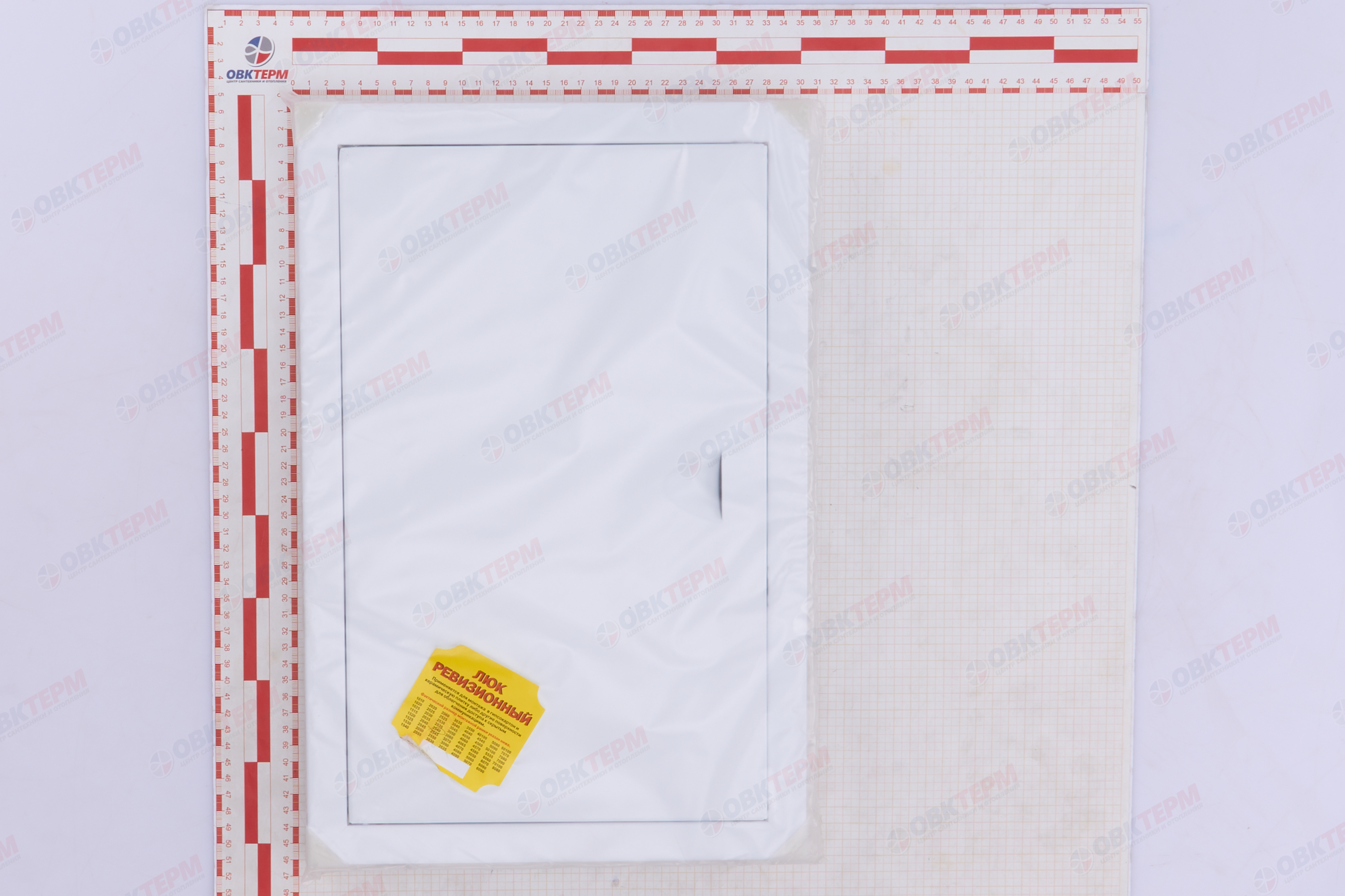 Люк металлический Ш304*В454 с фланцем 250*400 (1шт/уп) Эвент - Изображение №4