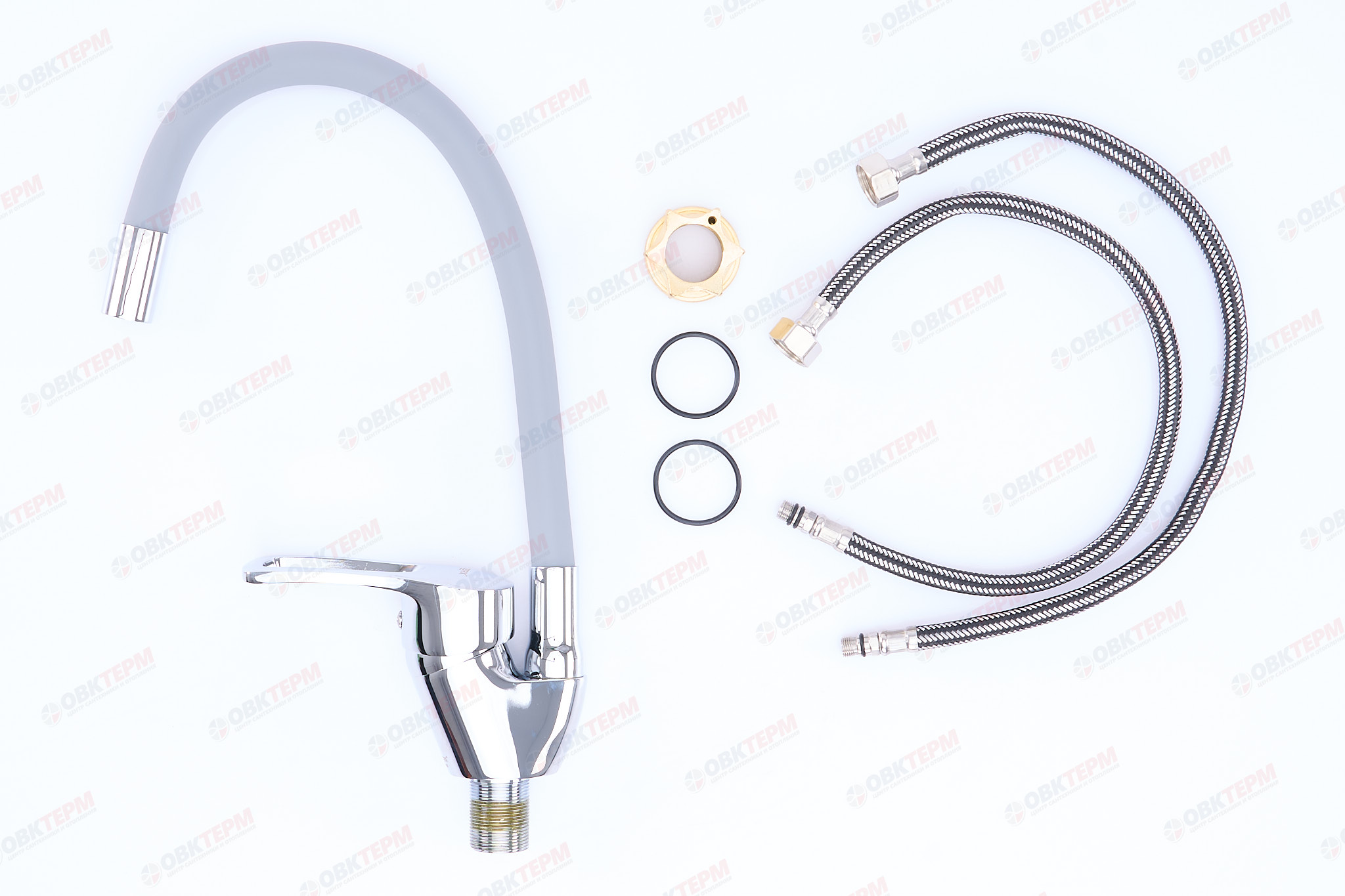 Смеситель д/кухни REFLECTOR ZERIX YUB 181 Ø40 GRAY  (10 шт/ящ) - миниатюра №3