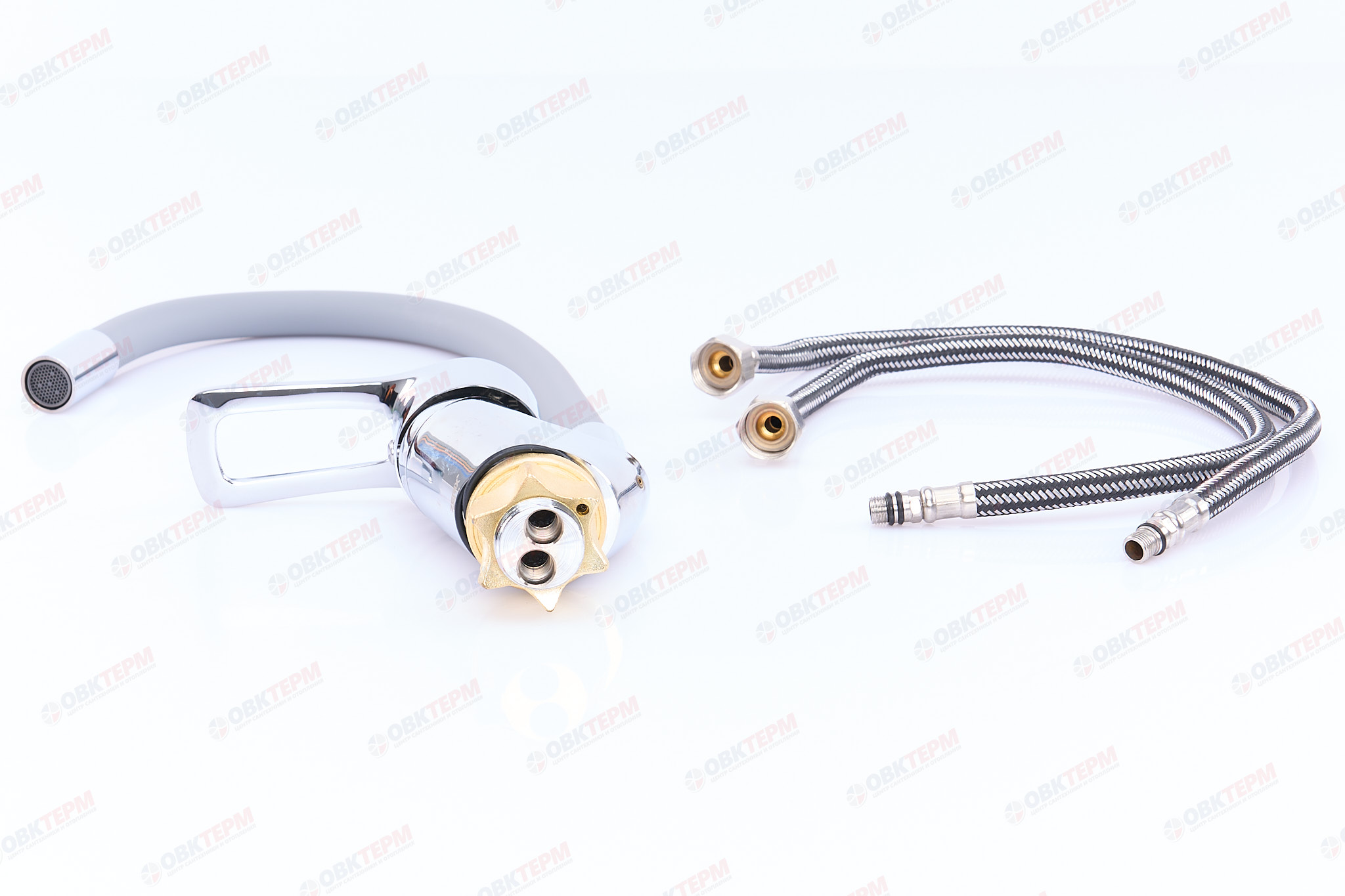 Смеситель д/кухни REFLECTOR ZERIX YUB 181 Ø40 GRAY  (10 шт/ящ) - миниатюра №4