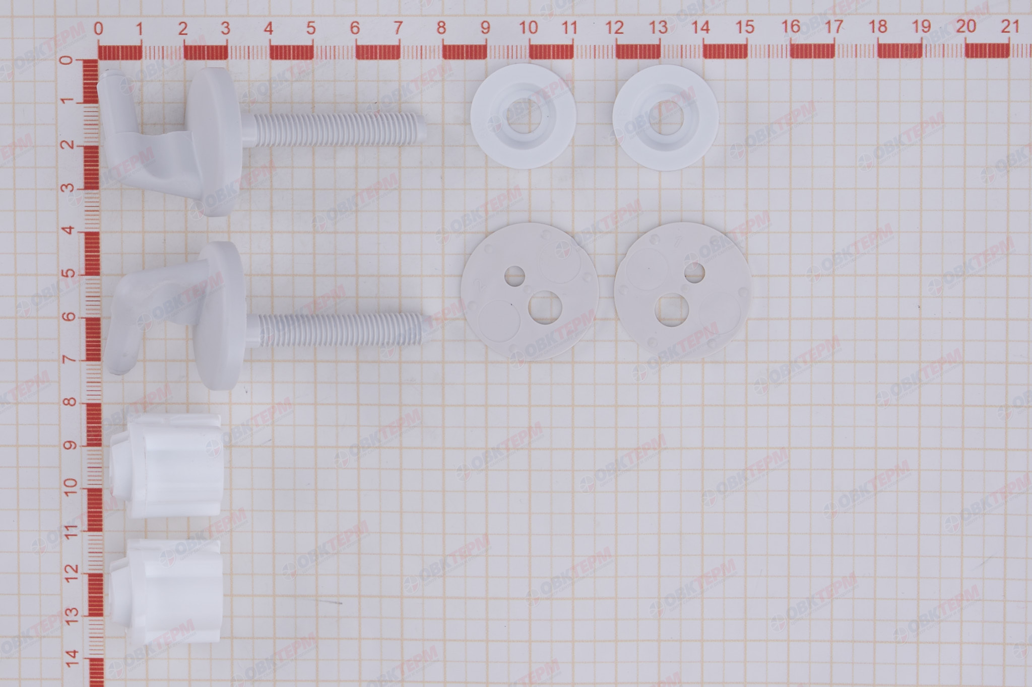Крепление к сиденью КР 01 (пластик) длина шпильки 40мм - Изображение №5
