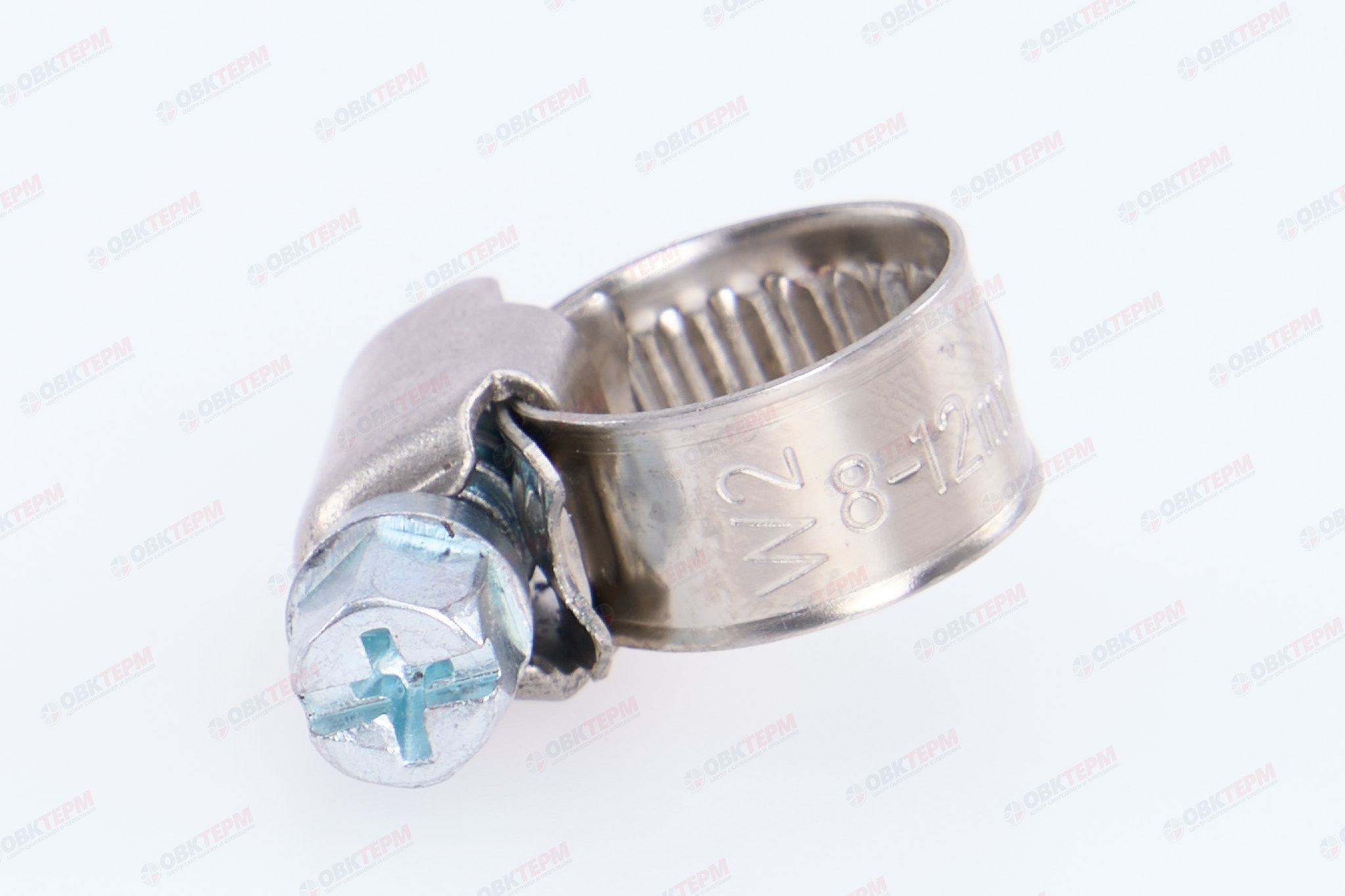 Хомут    8-12  1/4" (под отвёртку)       (100 шт) - Изображение №3