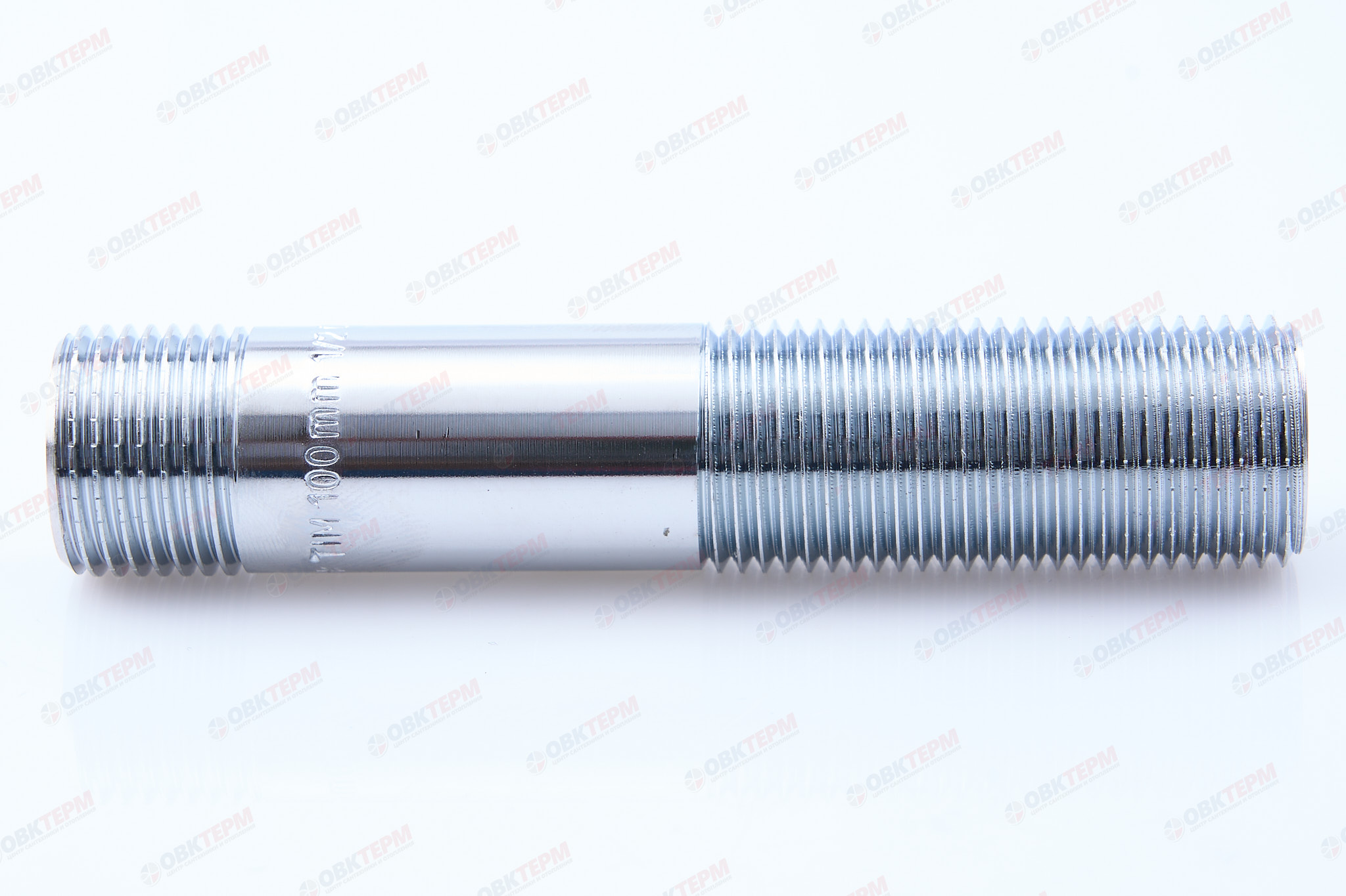 Сгон 1/2" ш/ш 100мм   Хром  TIM   (10шт/80ящ) - Изображение №3