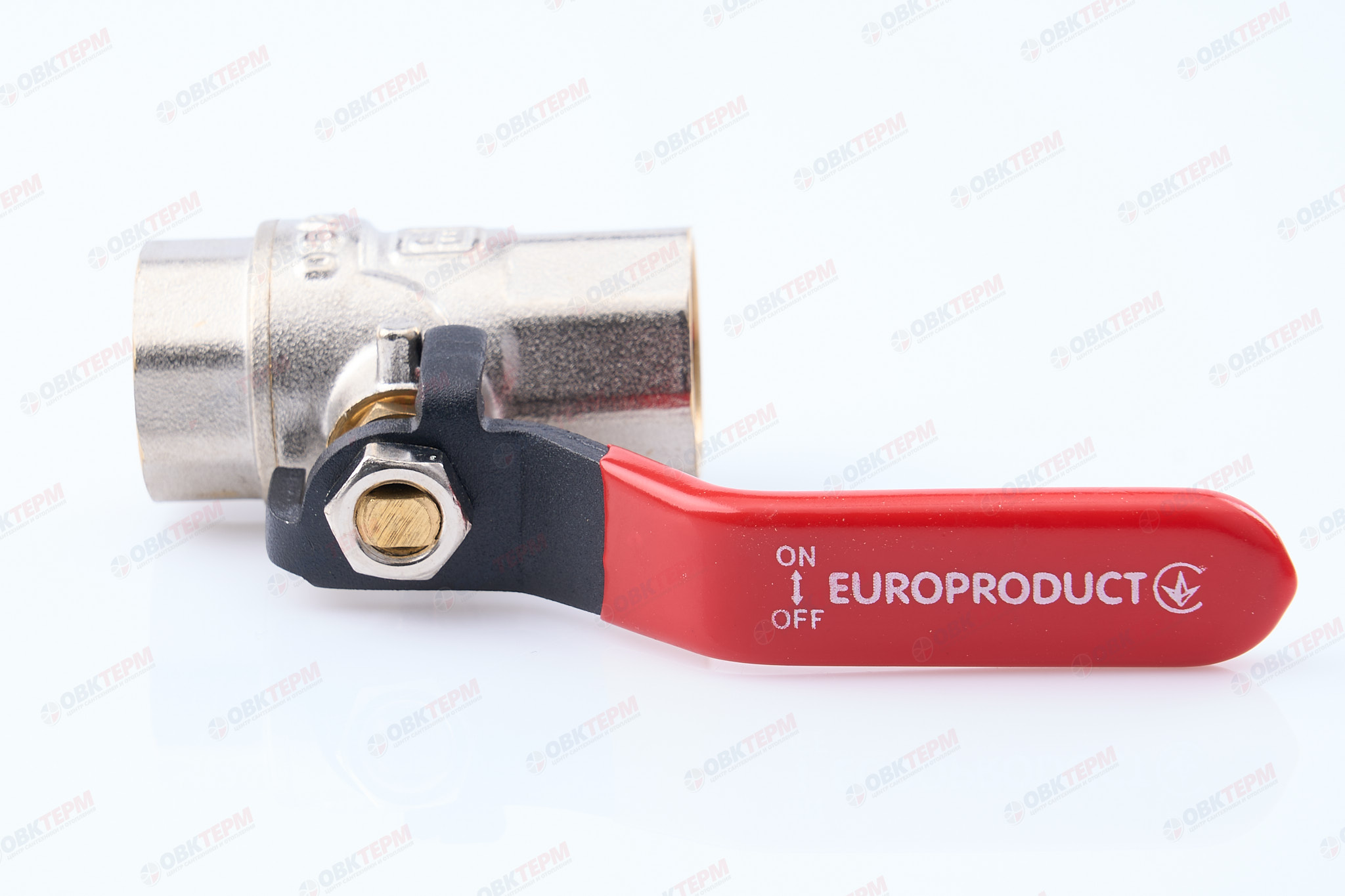 Кран шаровый     EUROPRODUCT      1/2"  ВВ   ручка   (96 шт) - Изображение №5