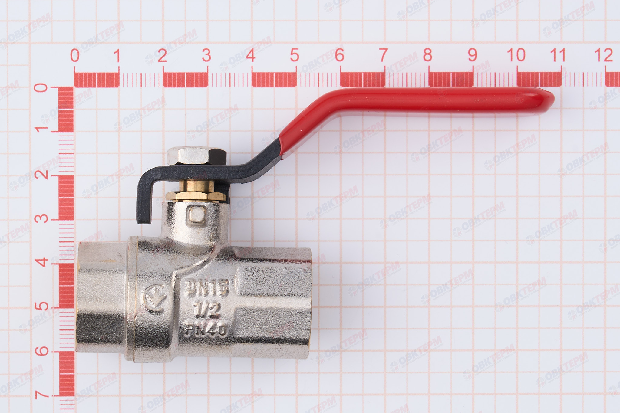 Кран шаровый     EUROPRODUCT      1/2"  ВВ   ручка   (96 шт) - миниатюра №6