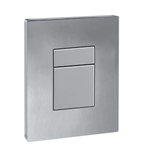 Панель смыва  KOER KT-0607-02 157x198x3mm пластиковая кнопка квадратная (SS COLOR) (10 шт/ящ) - Изображение №2