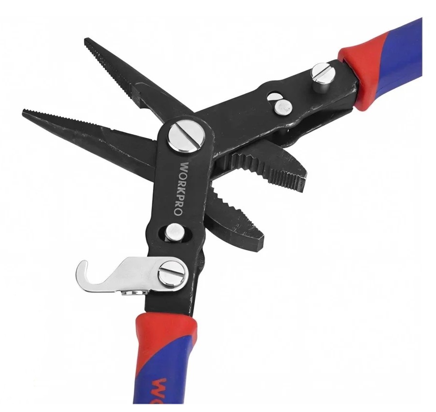 Пассатижи 200мм 2 в 1 CR-V  WORKPRO, Китай - Изображение №3
