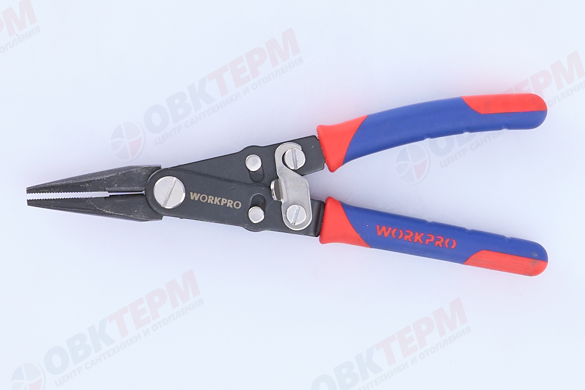 Пассатижи 200мм 2 в 1 CR-V  WORKPRO, Китай - миниатюра №8