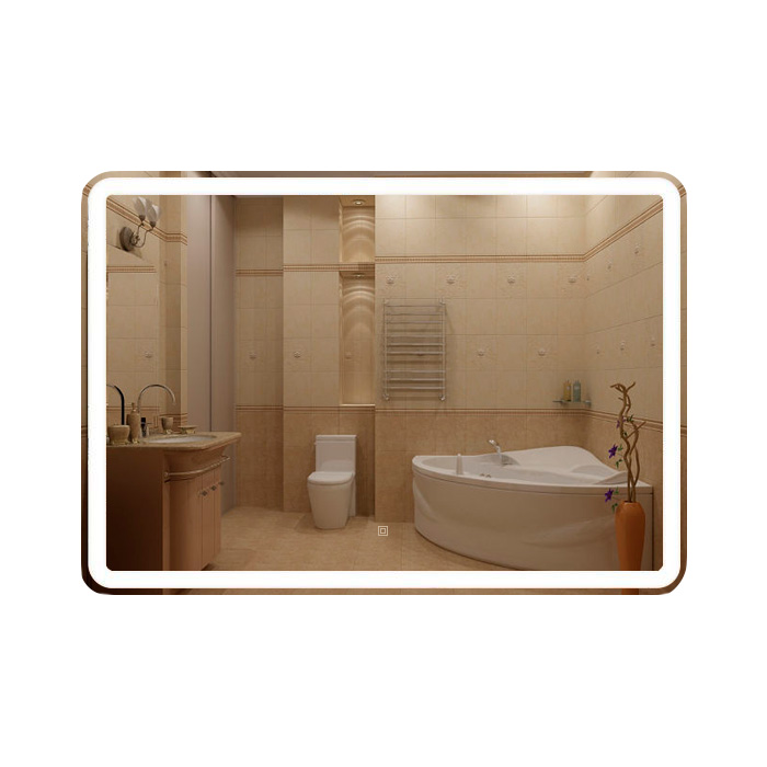 Зеркало 1000х700 LED подс.6000К 9,6 Вт/м с  сенс.выкл CLEARVISION CL КЗСК - изображение №1