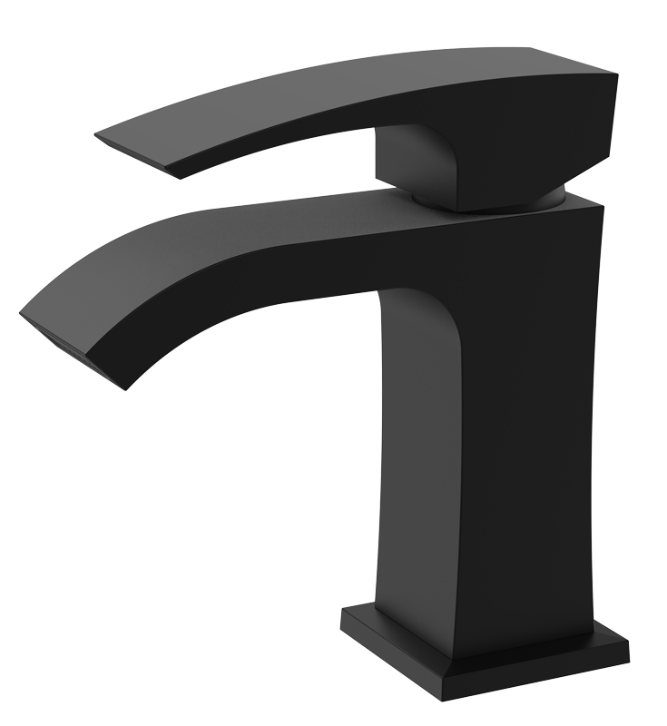 Смеситель д/умывальника KOER KB-12007-05 (Цвет черный) (8шт/ящ) - Изображение №1