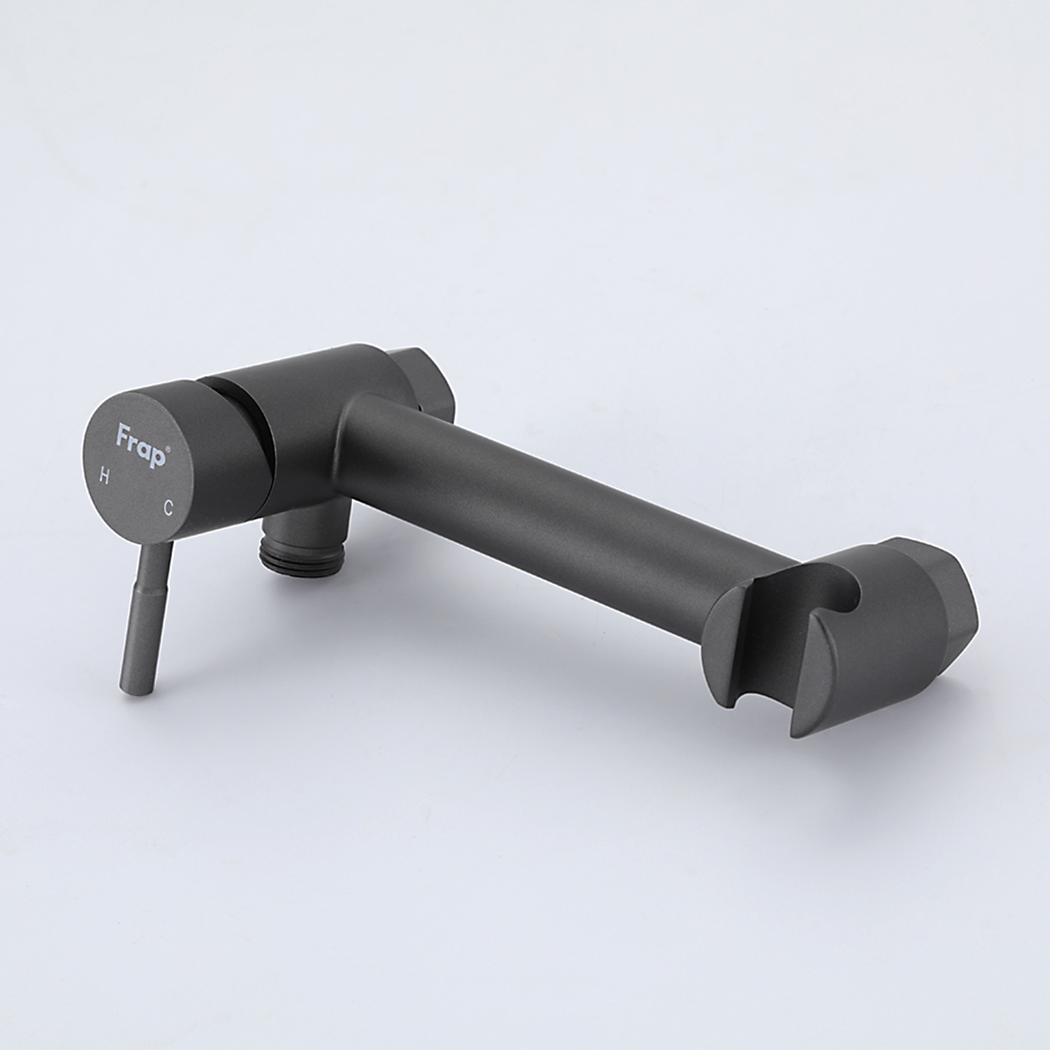 Смеситель с гигиеническим душем FRAP F7503-9 латунь /графит - миниатюра №4