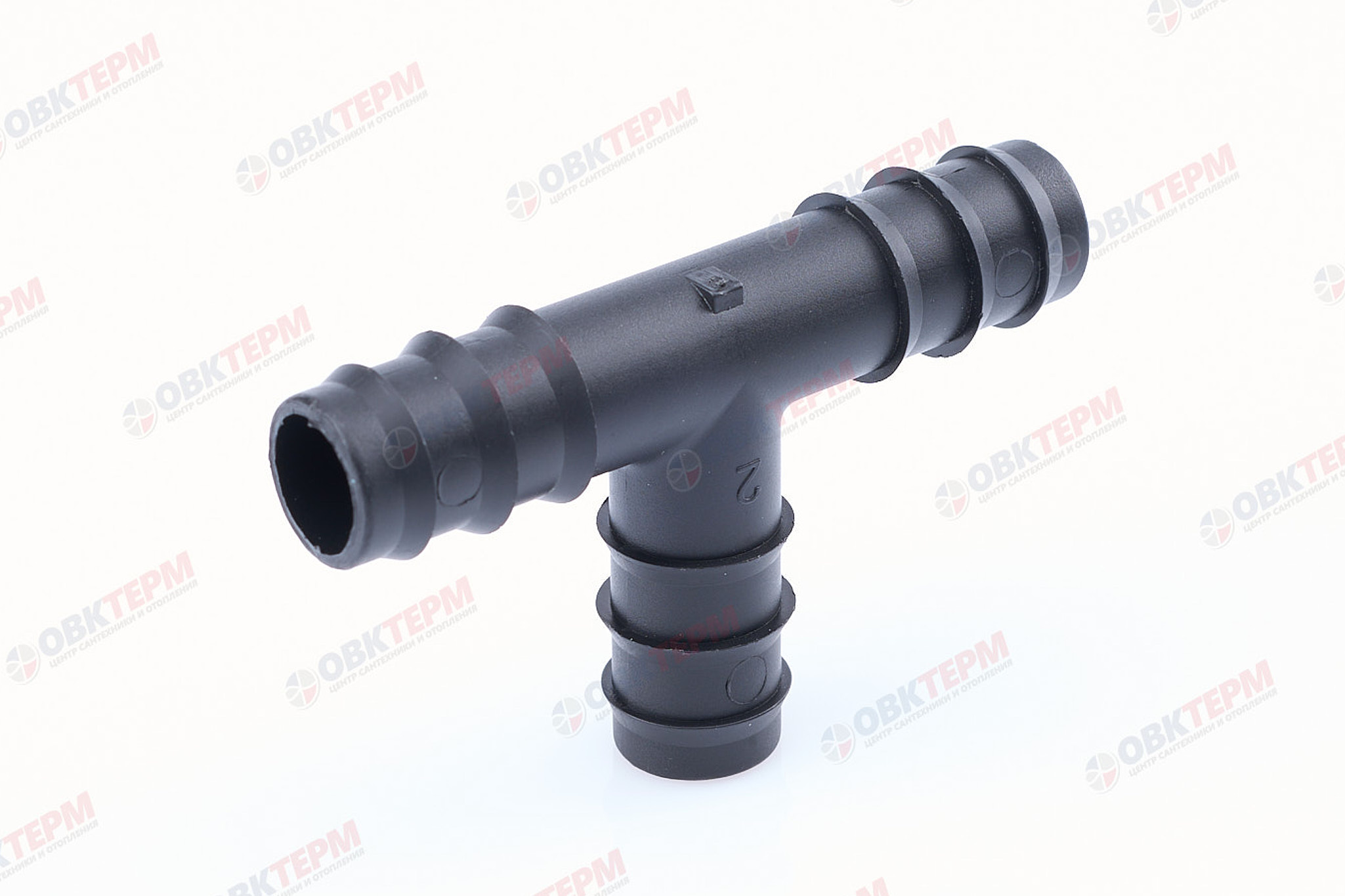 Тройник для многолетней трубки 16мм (1700/100 шт) PLAMIX/CRAB PL-023 - Изображение №1